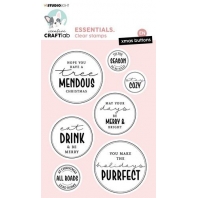Studio Light Clear Stamp Essentials nr 556 - xmas buttons