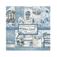 Stamperia Blue Land 20,3x20,3cm