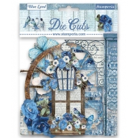 Stamperia Die Cuts Blue Land