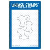 Whimsy Stamps - Elves on Christmas - Outline Dies