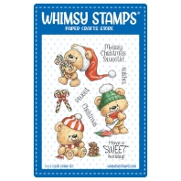 Whimsy  Stamps - Teddy Bear Christmas Sweets C1427