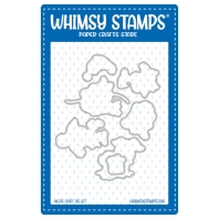 Whimsy  Stamps - Christmas Doggies Outline Dies 