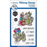 Whimsy Stamps - Birfday Party Dragons - DP1055 
