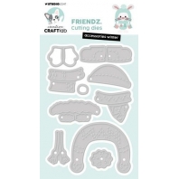 Studio Light  Cutting Die Friendz nr 759- accessories winter