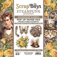 Scrapboys POP UP Paperpad elements - Steampunk Journey