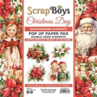 Scrapboys POP UP Paperpad elements -  Christmas Day