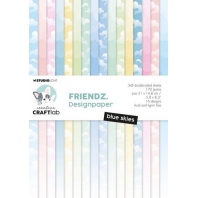 Studio Light Paper pad Blue Skies Friendz. nr 126