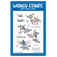 Whimsy Stamps - Donkey Love Clear Stamps