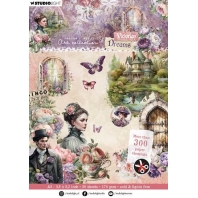 Studio Light Die-cut Paper Pad elements Victorian Dreams nr 141