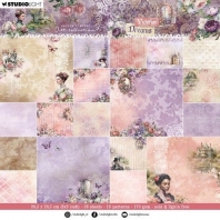 Studio Light Designer Paper Pad Background design Victorian Dreams 139