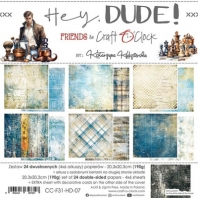 Craft O Clock  Hey Dude ! 20,3x20,3cm