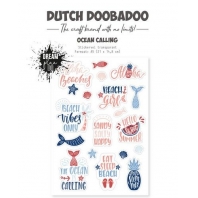 Dutch Doobadoo Dutch Sticker Ocean calling A5