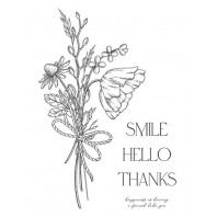 Spellbinders A Friend like You Bouquet Press Plate 