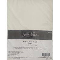 Spellbinder Betterpress Cotton Card Panels A4 Bisque