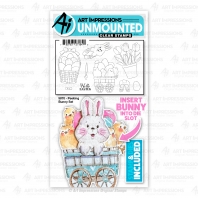 Art Impressions - Peeking Bunny Set 5870 Stamp & Die
