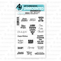 Art Impressions - Mini Easter Sentiments Set 5867