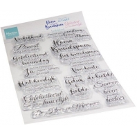 Marianne Design Clear Stamps Vier de Liefde