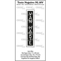 Creaties Texto Negativo Die VAN HARTE 