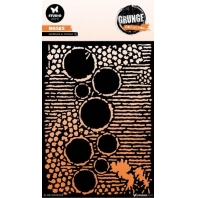 Studio Light Mask Stencil Cardboard & circles Grunge Collection nr 258
