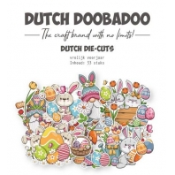 Dutch Doobadoo Stansjes Voorjaar 33 stuks