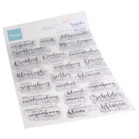 Marianne Design Clear Stamps Kleurige groetjes 