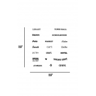 Art Impressions Village Signage 5891