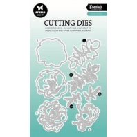 Studio light Cutting Dies Layered -Rose & Leaves Essentials nr 810