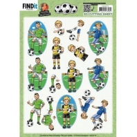 Yvonne Creations - Soccer 3D knipvel 