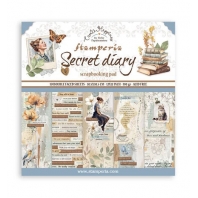 Stamperia - Secret Dairy 30,5x30,5cm