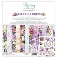 Mintay Paper Pad - Lilac Garden - 30,5x30,5cm