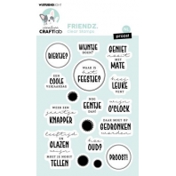 Studio Light Clear Stamp Nl proost Friendz nr 659