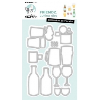 Studio Light Cutting Die Accessoires beer&Wine Friendz nr816