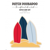 Dutch Doobadoo Card Art Surfplanken A5