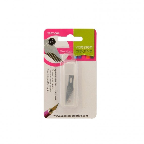 Vaessen Creative snijmes reservemesjes x 5
