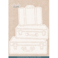  Stencil - Card Deco Essentials - Rose Decorations Suitcase