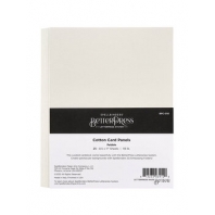 Spellbinders Betterpress Cotton Card Panels  Pebble 5 stuks 