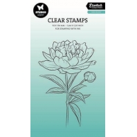 Studio Light Clear Stamp Open Peony Essentials nr 694