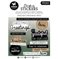 Studio Light Sticker Pad Englisch Christmas texts Essentials nr 21