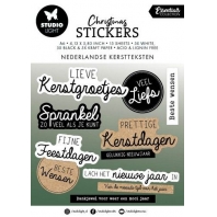 Studio Light Sticker Pad Nederlandse Kerst teksten Essentials nr 22