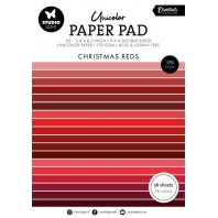 Studio Light Unicolor Paper Pad Christmas Reds Essentials nr 205