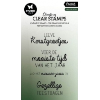 Studio Light Kerstgroetjes Christmas Essentials Clear Stamp