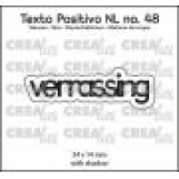 Crealies Texto Positivo Verrassing-NL