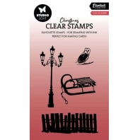 Studio Light Clear Stamp Owl scenery nr.710