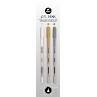 Studio Light Gel Penns White, Gold and Silver Essentials nr1