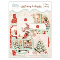 Mintay Paper Elements- Merry & Joy , 27 stuks