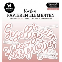 Studio Light Paper Elements Rosegold Kerstwensen Essentials nr 17