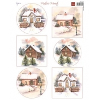 Marianne Design Decoupage Mattie's Mooiste Winter Cottages