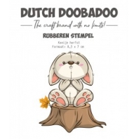 Dutch Doobadoo Rubber Stamp - Hello Herfst - Konijn herfst