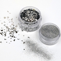 Cosmic Shimmer - Spangles Pure Silver Set