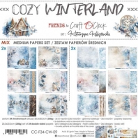 Craft o Clock - Cozy Winterland - 20,3x20,3cm Mix